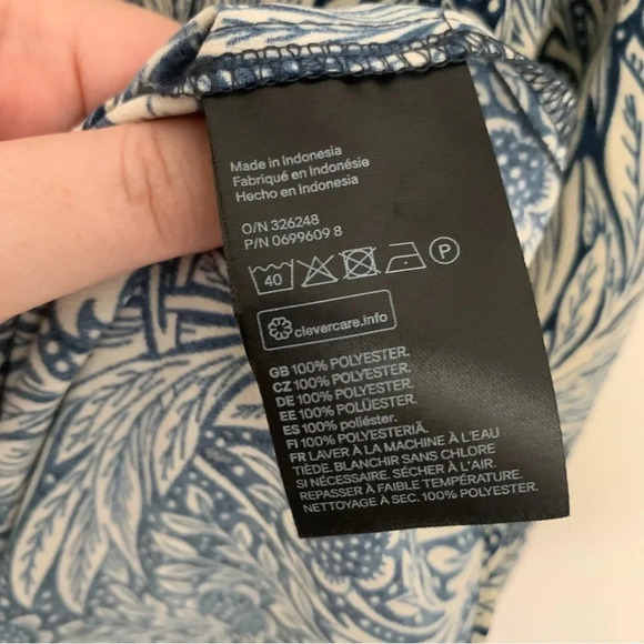 Morris & Co X Target Blue White Floral Dress  12 - Picture 5 of 13